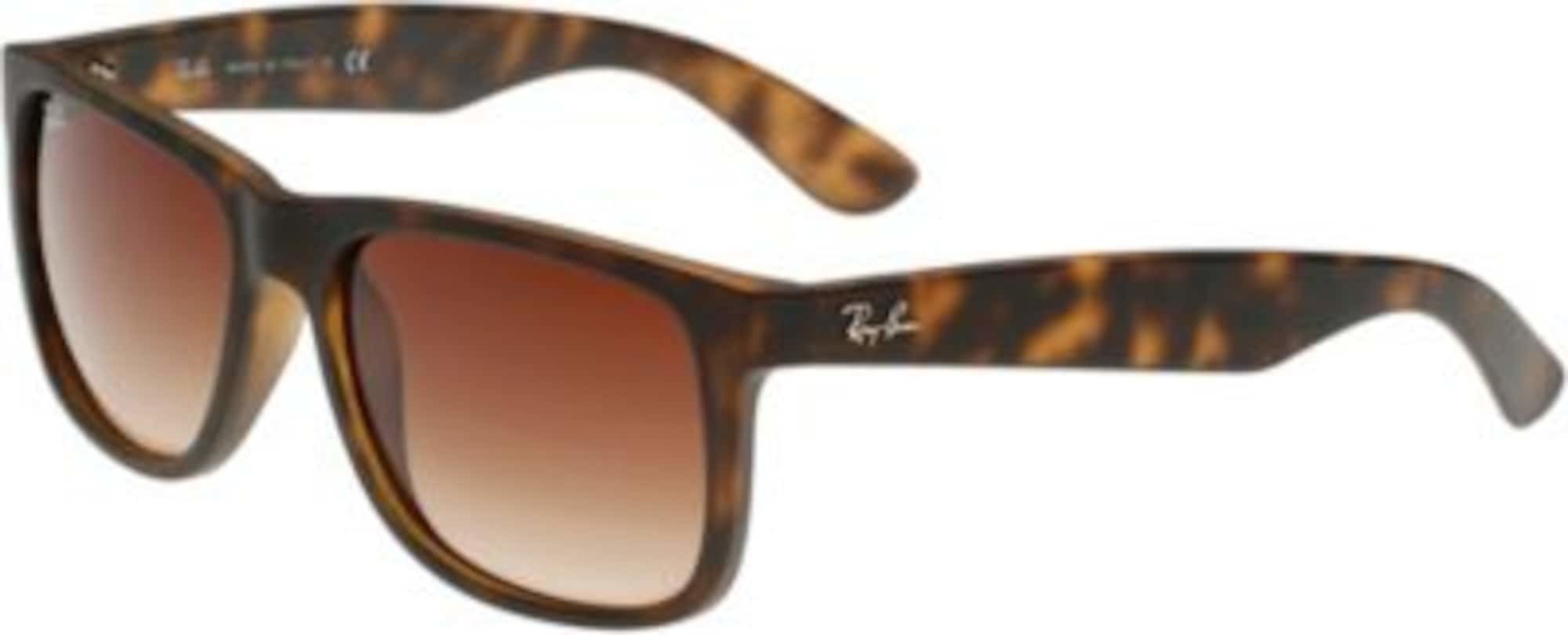 Ray-Ban Sluneční brýle 'Justin' hnědá