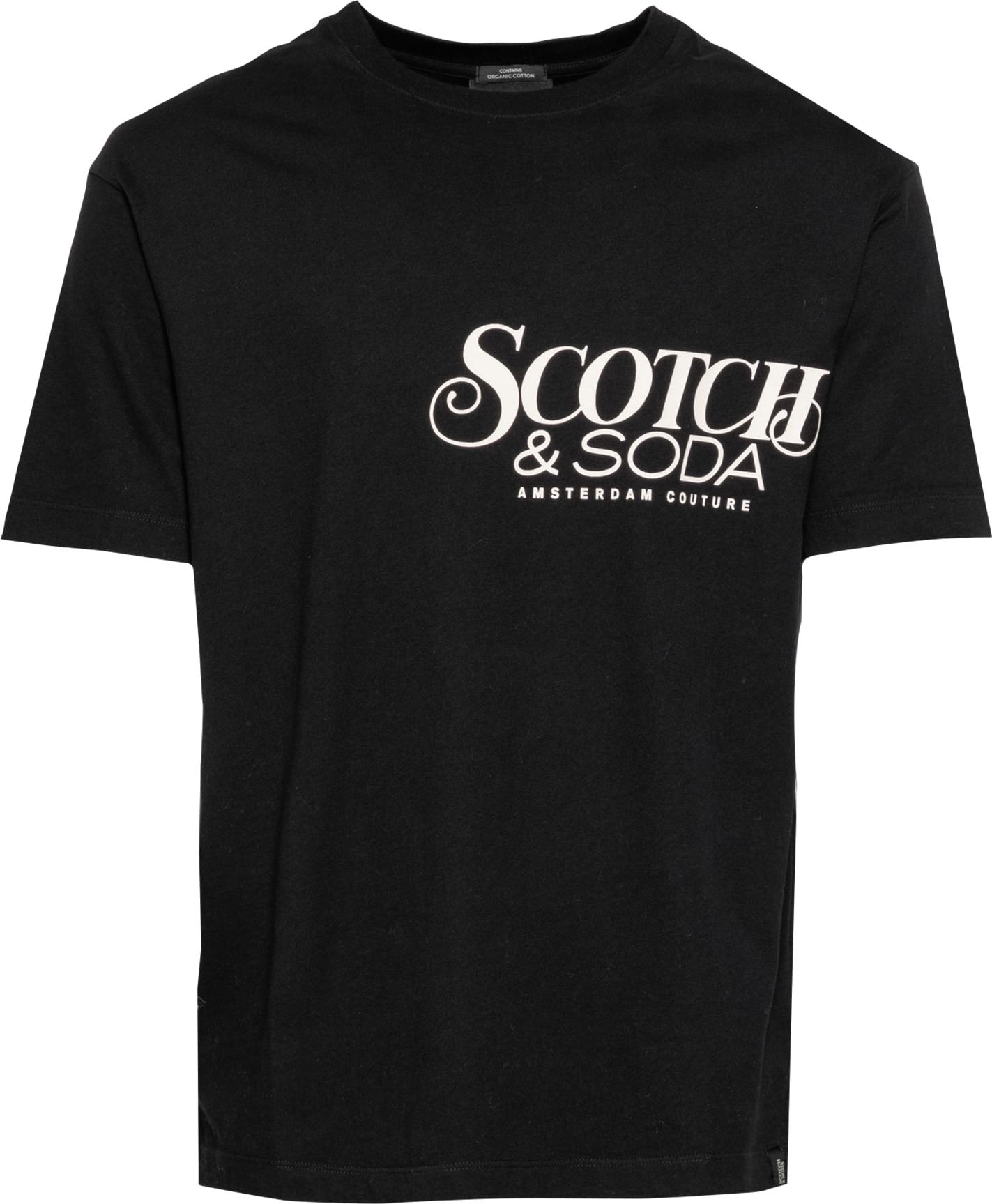 SCOTCH & SODA Tričko černá / bílá