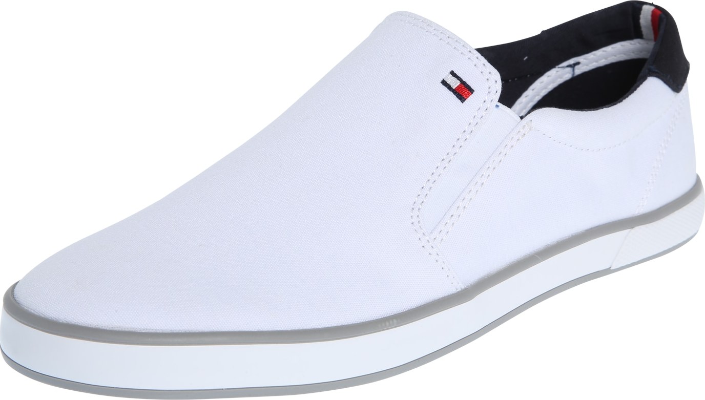 TOMMY HILFIGER Slip on boty noční modrá / bílá / červená