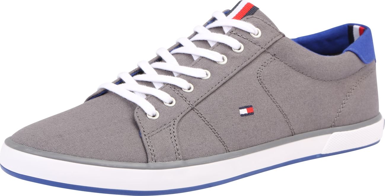 TOMMY HILFIGER Tenisky 'H2285ARLOW 1D' šedá / modrá