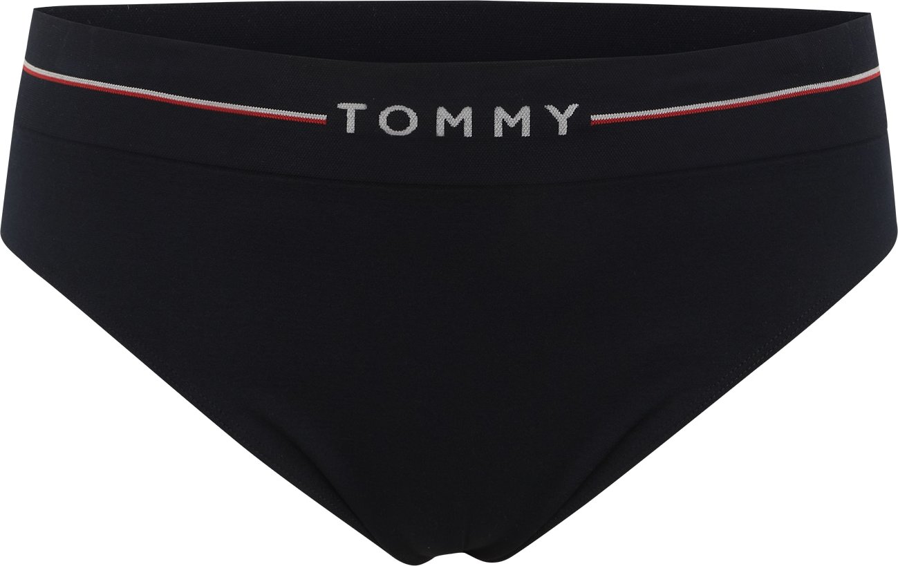 Tommy Hilfiger Underwear Spodní díl plavek 'CURVE' noční modrá / červená / světle šedá / bílá