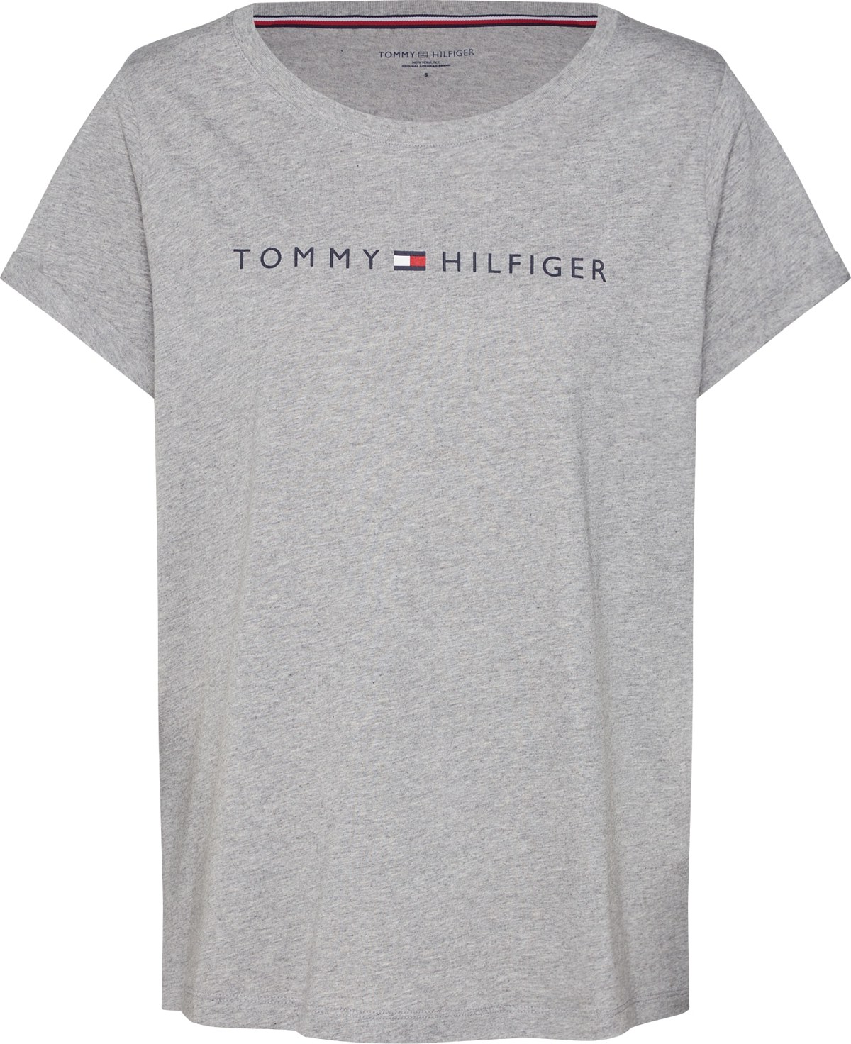 TOMMY HILFIGER Tričko na spaní šedá