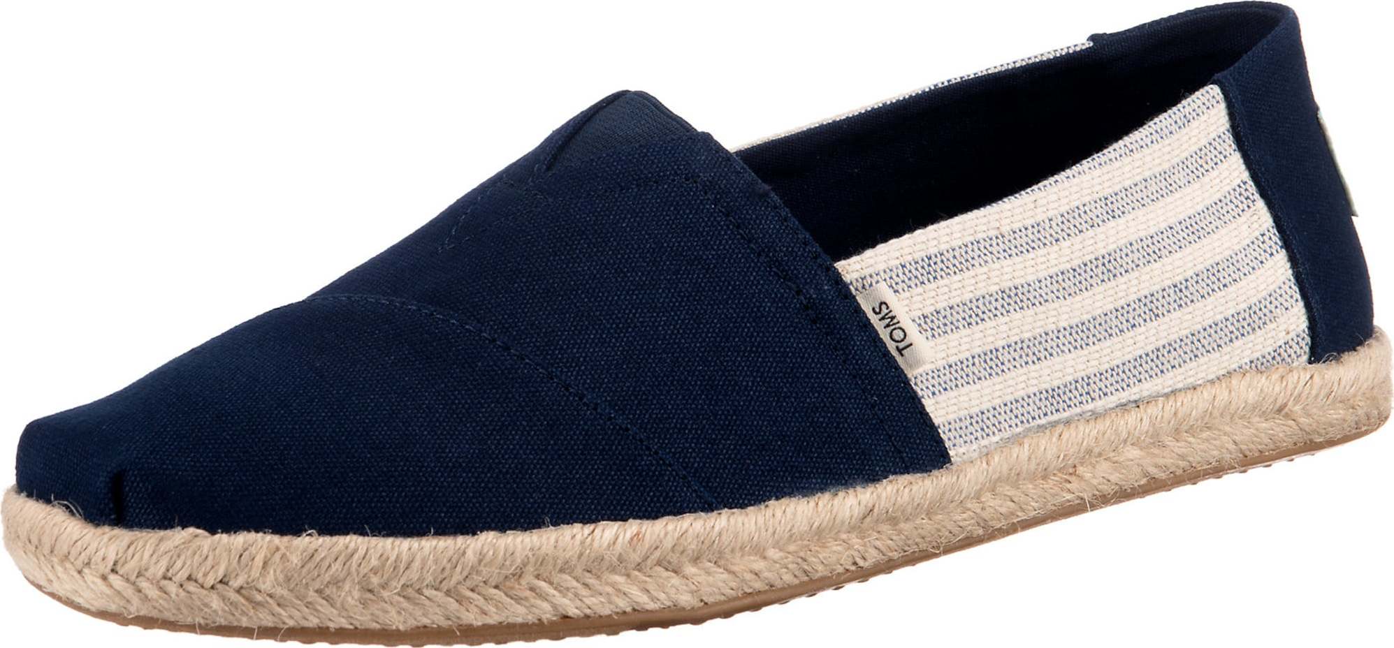 TOMS Espadrilky námořnická modř / světlemodrá / krémová