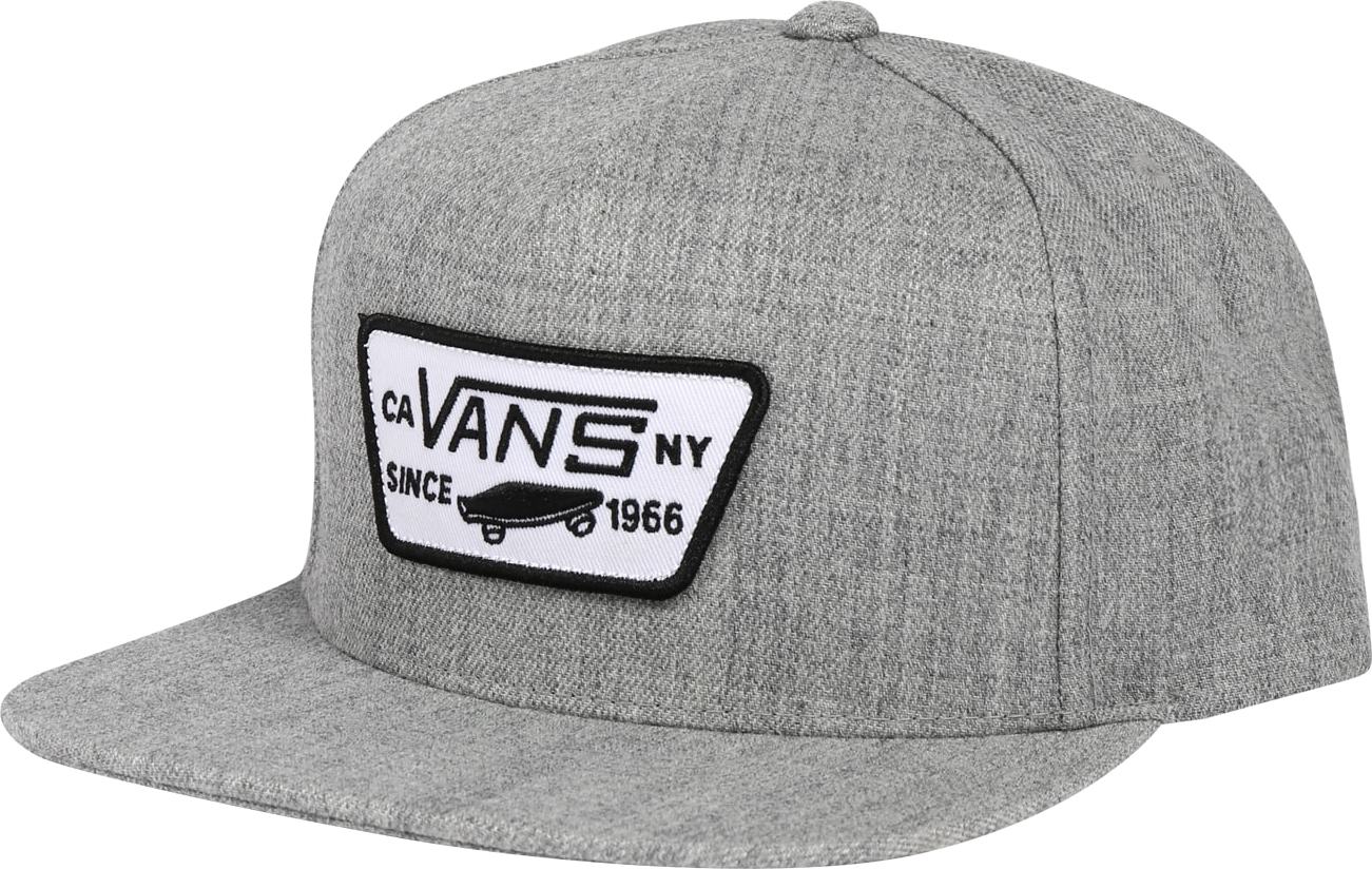 VANS Kšiltovka 'Full Patch' šedý melír / bílá / černá