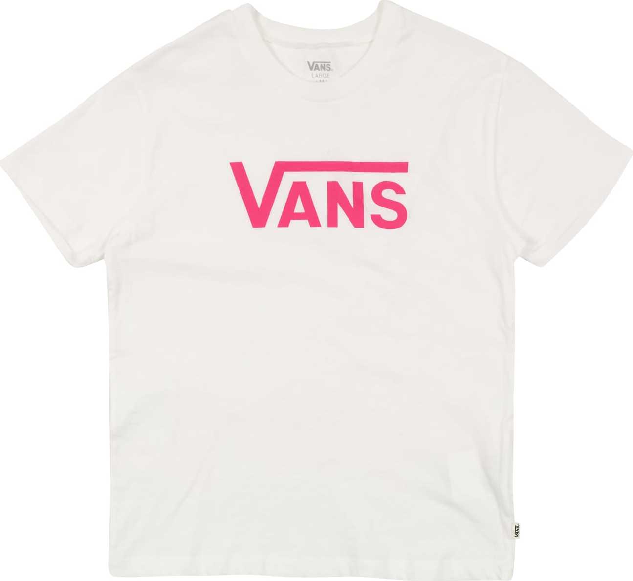 VANS Tričko 'FLYING' bílá / pink